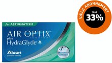 Air Optix HydraGlyde Astigmatism Toriske / Astigmatiske Månedslinser