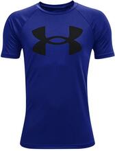 Kortærmet T-shirt Under Armour Tech Big Logo Blå 8 år