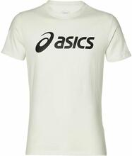 Kortærmet T-shirt til Mænd Asics Big Logo White Hvid M