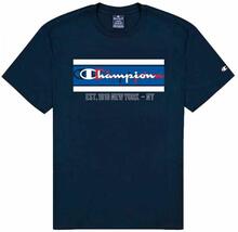 Kortærmet T-shirt til Mænd Champion New York Mørkeblå S