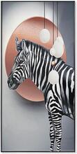 Maleri DKD Home Decor Zebra (80 x 3 x 160 cm) (2 enheder)