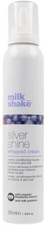Skum Hårbalsam Milk Shake Silver Shine Blond hår GråtT hår (200 ml)