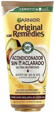 Hårbalsam uden skylning Garnier Original Remedies Sheabutter Nærende forfrisker Avocado (200 ml)