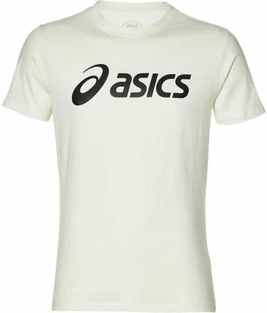 Kortærmet T-shirt til Mænd Asics Big Logo White Hvid M