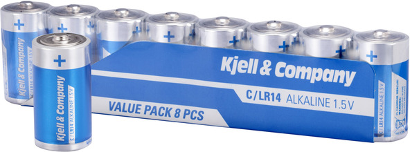 Kjell & Company C-batterier (LR14) 8-pk.