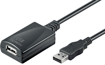 Luxorparts Aktiv USB-forlengelseskabel, 5 m