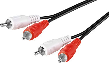 Luxorparts Ljudkabel med 2x RCA 5 m