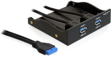 Frontpanel USB 5 Gb/s med 2 porter