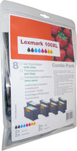 Peach Lexmark 100XL Blekkpatron 8-pk.