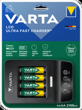 Varta Rask batterilader med overvåking