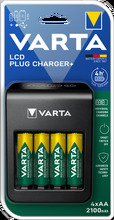 Varta LCD Plug Charger+ Batteriladdare