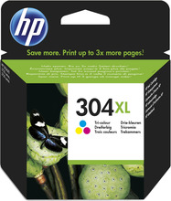 HP 304 XL Blekkpatron, flere farger