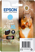 Epson T378 XL Blekkpatron - Lys cyan