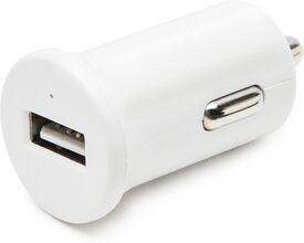 Linocell Mini USB-billaddare 2,4 A Vit