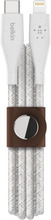 Belkin Duratek USB-C til Lightning-kabel 1,2 m Hvit