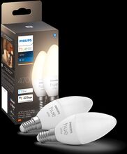 Philips Hue White Smart LED-lampa E14 470 lm 2-pack