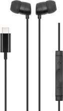 Linocell Bullets USB-C-hodetelefoner Svart