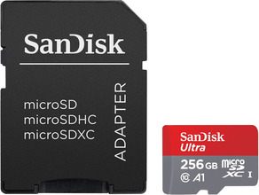 Sandisk Ultra+ Micro-SD-kort 256 GB