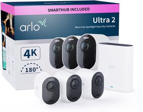 Arlo Ultra 2 Spotlight Trådløs Overvåkingskamera 3-pk.