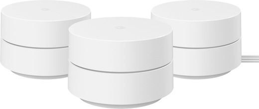 Google Wifi (andra generationen) Mesh-system AC1200, 3-pack