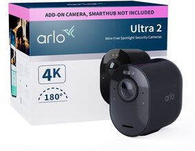 Arlo Ultra 2 Spotlight Ekstra Trådløs Overvåkingskamera 1-pk. Svart