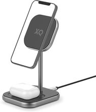 Xqisit 2-in-1 Magsafe Trådløs lader