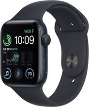 Apple Watch SE 44 mm GPS Midnatt (2022)