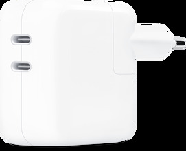 Apple USB-C-strömadapter med två portar 35 W