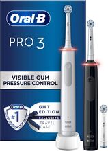 Oral-B 3900N Pro 3 Elektrisk tannbørste 2-pk.