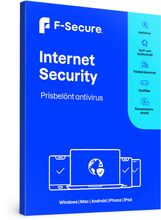 F-secure Internet Security Antivirus och surfskydd 1 år 3 enheter