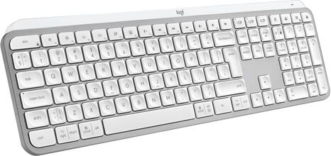 Logitech MX Keys S Trådløst tastatur Pale Grey