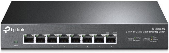 TP-link TL-SG108-M2 Gigabitswitch 8 porter 2,5 Gb/s