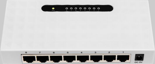 Plexgear Gigabitswitch 8 portar