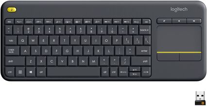 Logitech K400 Plus Trådlöst tangentbord med Touchpad