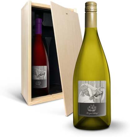 Vino Salentein con Etichetta Stampata - Pinot Noir e Chardonnay