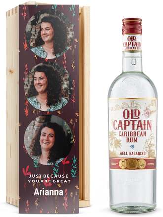 Rum Old Captain White - In Confezione Personalizzata