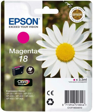 Epson T1803 Bläckpatron Magenta