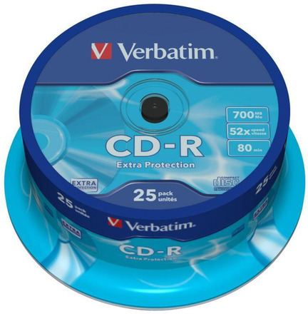 Verbatim CD-R-plater 25-pk.