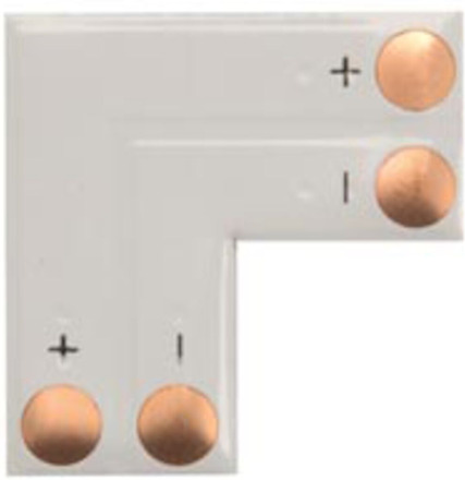 PCB-skarv typ L för 10 mm LED-slinga