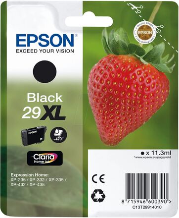 Epson T2991 XL Bläckpatron Svart