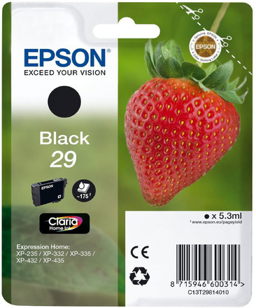 Epson T2981 Bläckpatron Svart