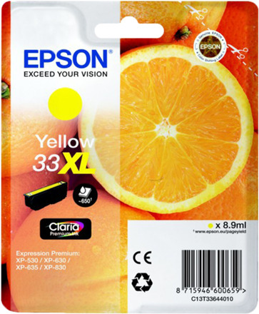 Epson T3364 Bläckpatron Gul XL