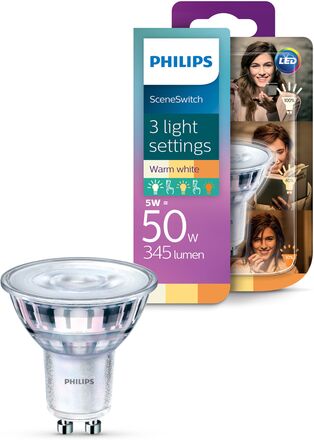 Philips Sceneswitch LED-lampa GU10 350 lm