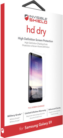 Invisible Shield HD Dry Skjermbeskytter for Galaxy S9