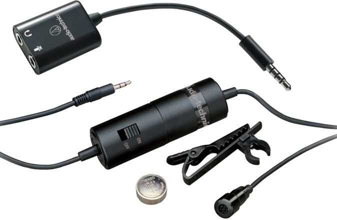 Audio Technica ATR3350iS Myggmikrofon med mobiladapter