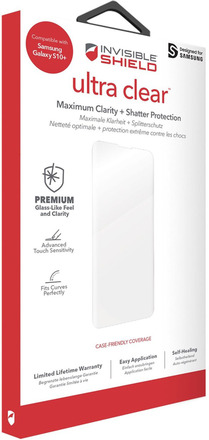Invisible Shield Ultra Clear Skjermbeskytter for Galaxy S10 Plus