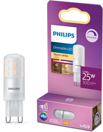 Philips LED-lampa G9 300 lm