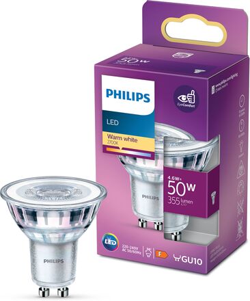 Philips LED-lampa GU10 355 lm