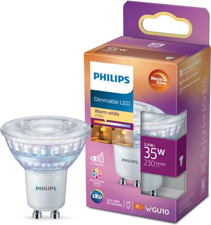 Philips LED-lampa GU10 230 lm