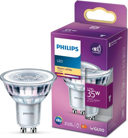Philips LED-lampa GU10 255 lm
